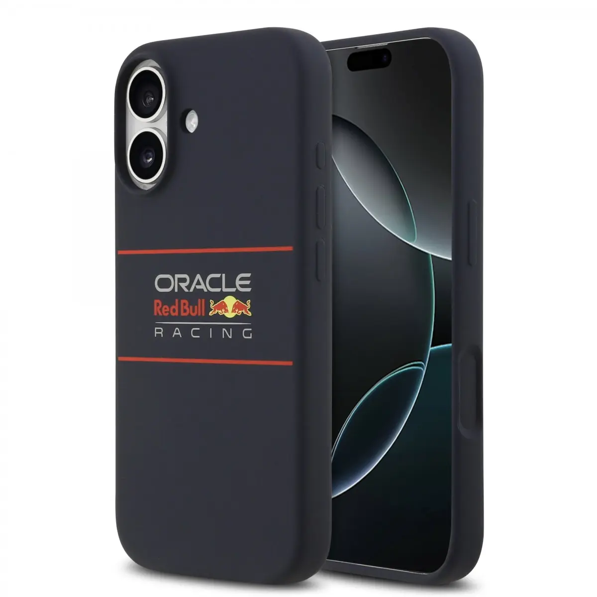 Zadní kryt Red Bull Silicone Horizontal Logo MagSafe pro iPhone 17 Navy