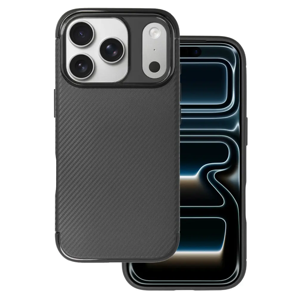 Zadní kryt Tel Protect Carbon Elite pro iPhone 17 Pro Black
