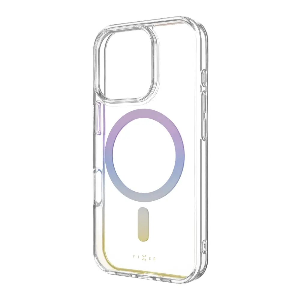 Zadní kryt FIXED MagRainbow s podporou MagSafe pro Apple iPhone 17 Pro, duhový