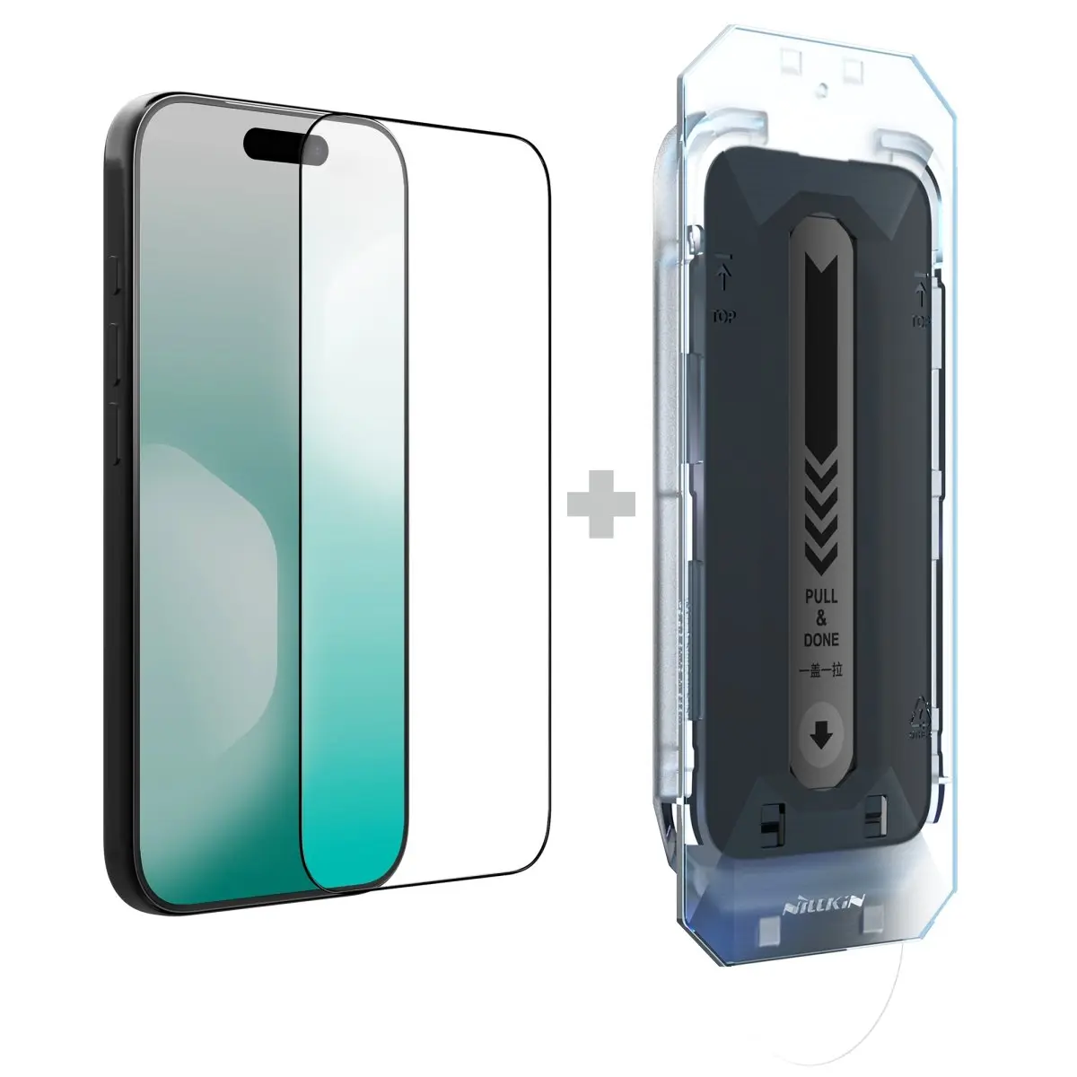 Tvrzené sklo Nillkin 2.5D CP+ PRO Black pro Apple iPhone 17 Pro Max (s aplikátorem)
