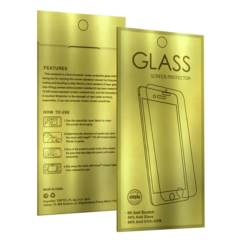 Tvrzené sklo Gold pro Google Pixel 9-9 Pro-10-10 Pro