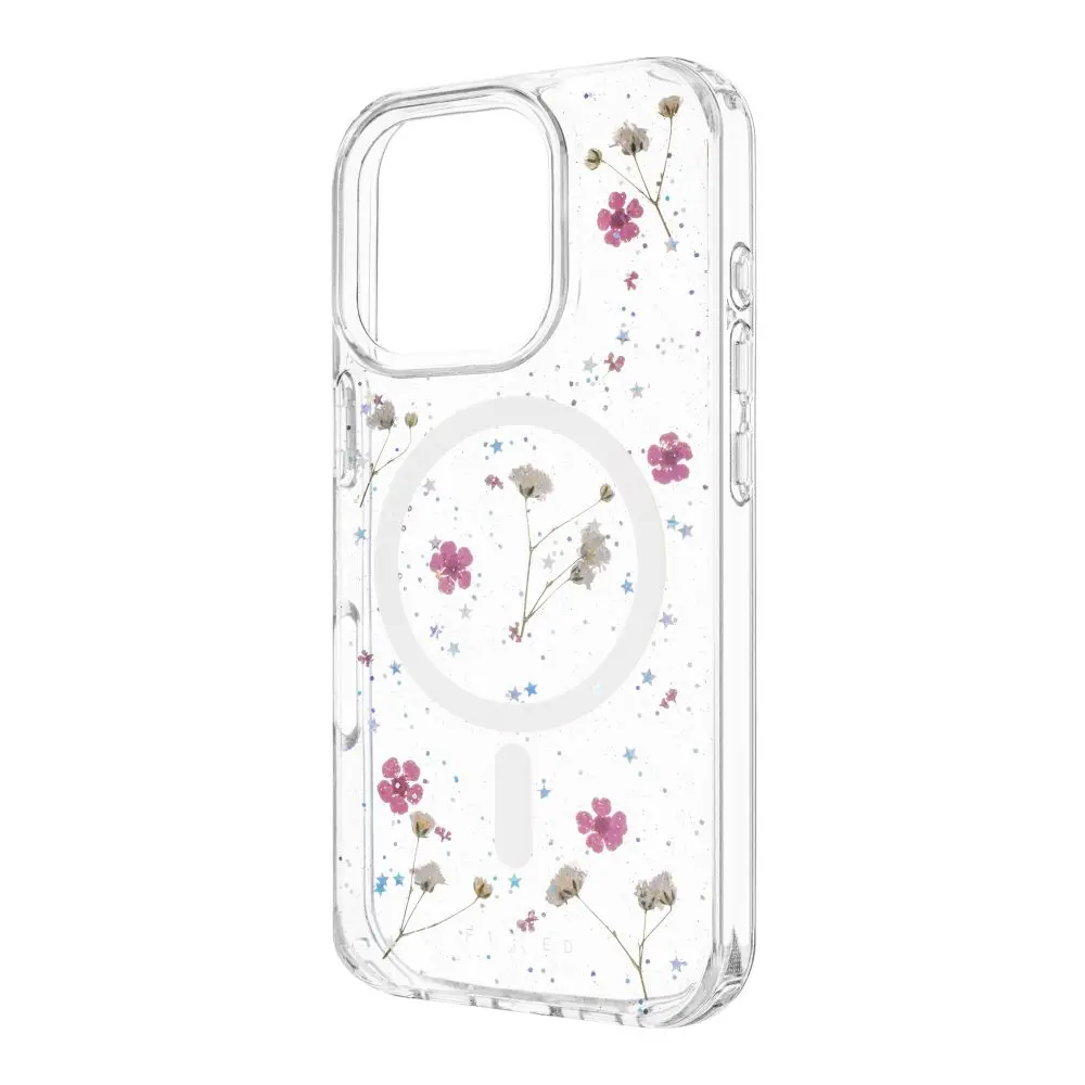 Zadní kryt FIXED MagBloom s podporou MagSafe pro Apple iPhone 16 Pro, Blush Plum