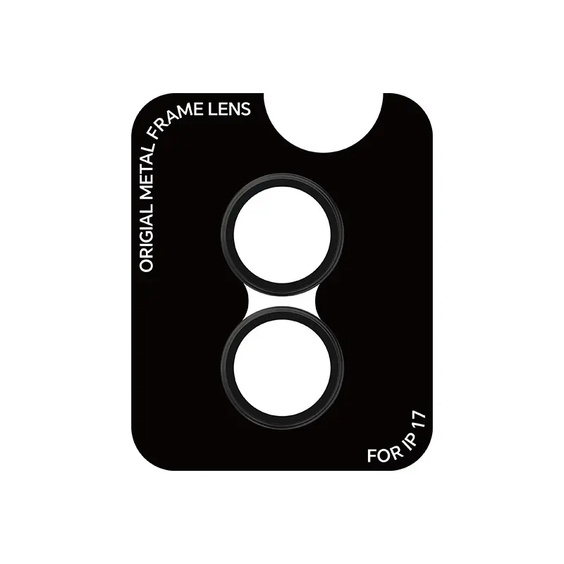 Tvrzené sklo Rock Pure Series Camera Lens na čočky fotoaparátu pro iPhone 17 black