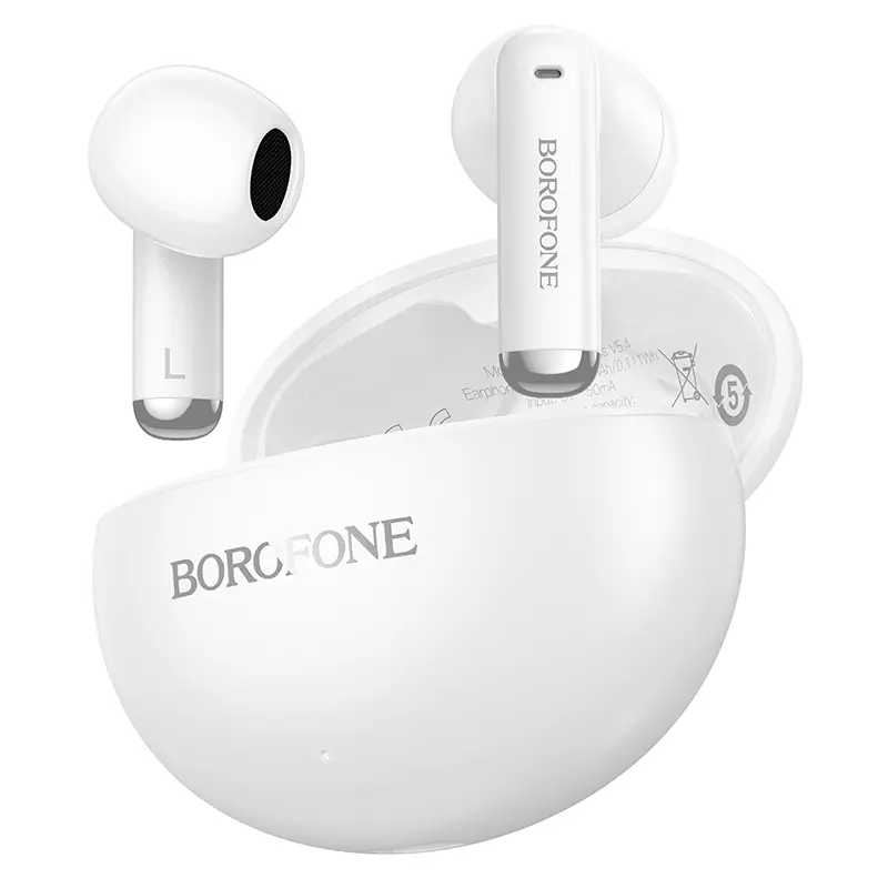 Bezdrátová sluchátka Borofone TWS Bluetooth FQ12 Nice white