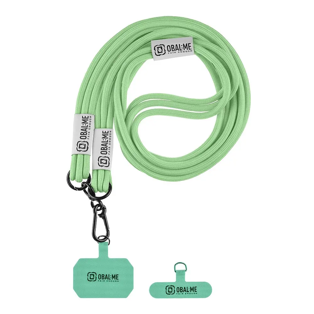 Popruh OBAL:ME NeckTag Trio na Telefon Mint Green