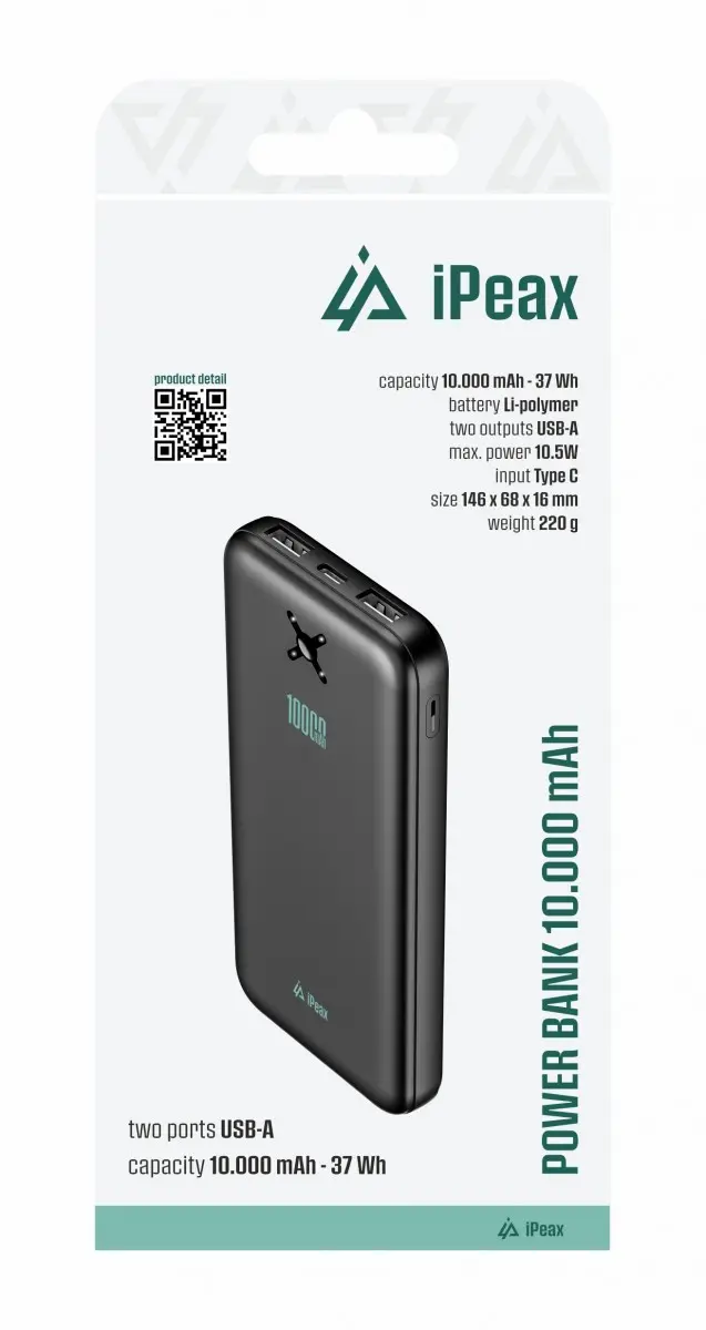 PowerBank iPEAX 90010118 10000mAh