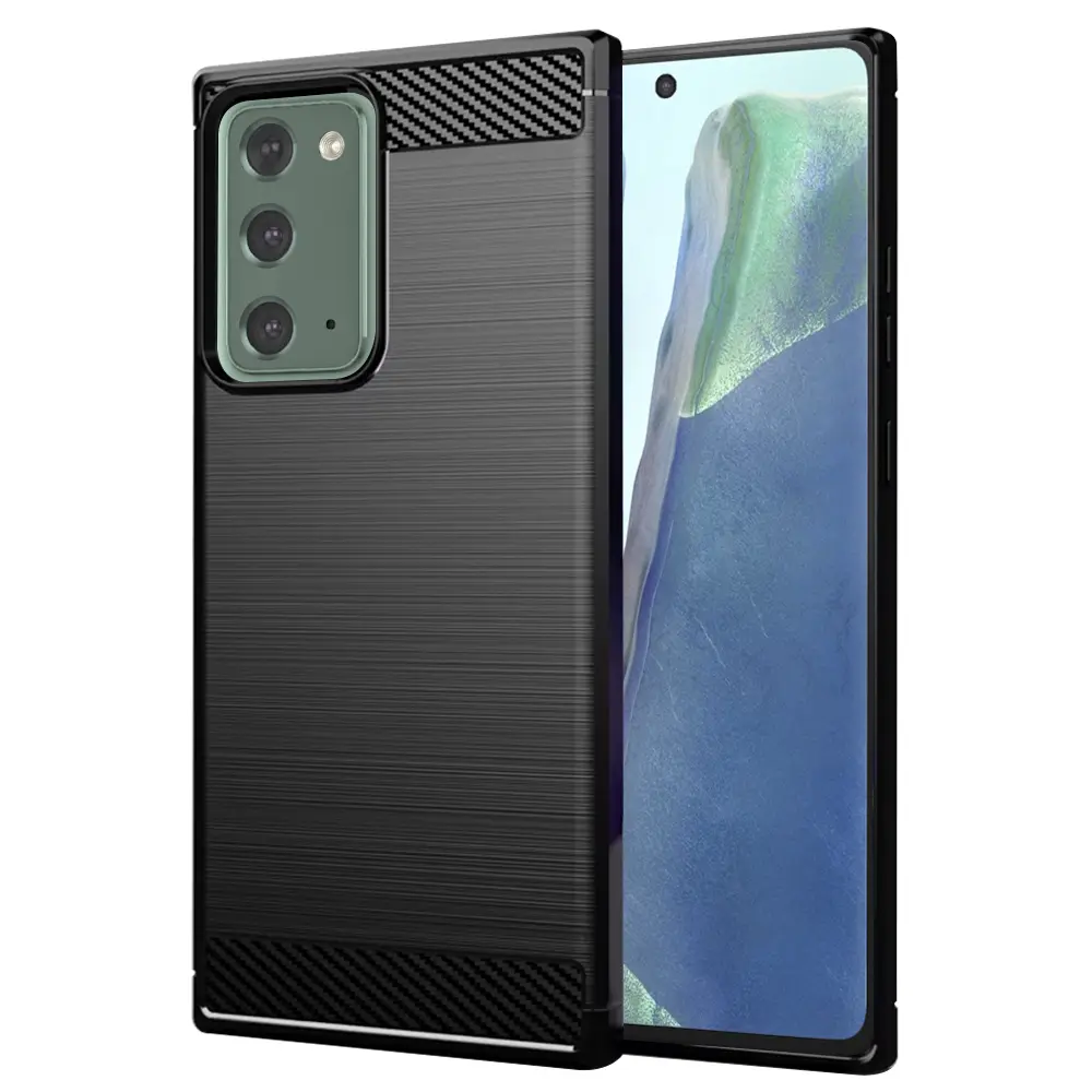 Techsuit Karbon Silikon Samsung Galaxy Note 20 Note 20 5G Černý