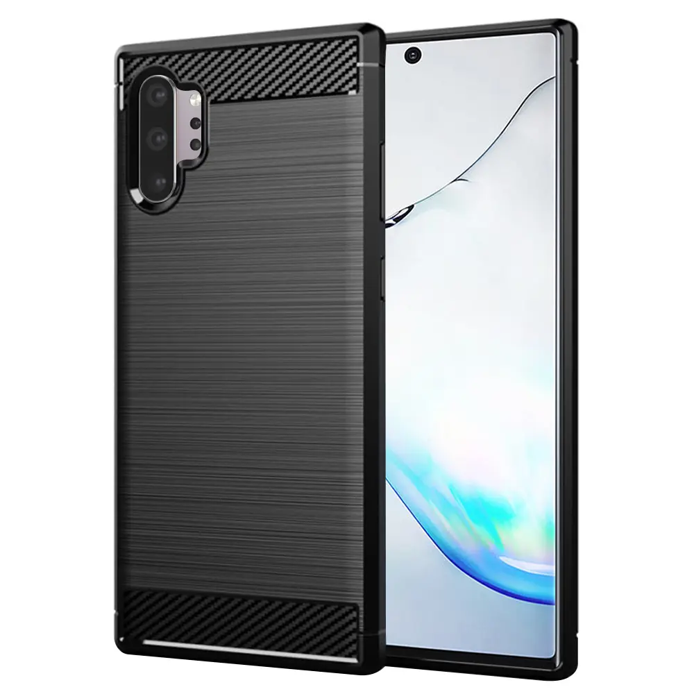 Techsuit Karbon Samsung Galaxy Note 10 Plus 4G 5G Černá