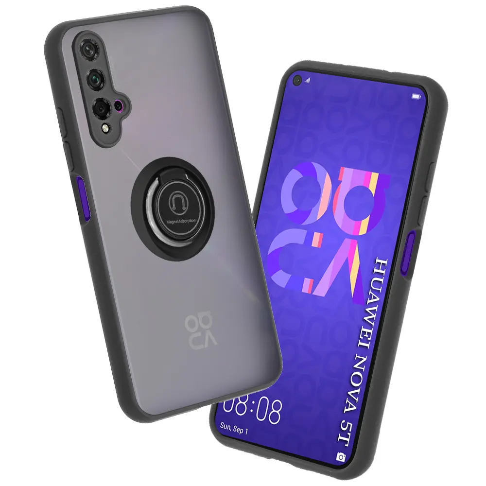 Techsuit Glinth Huawei nova 5T Honor 20 Černá