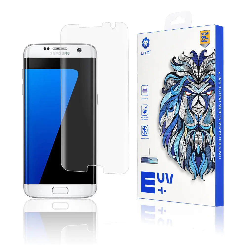 Lito 3D UV Sklo Samsung Galaxy S7 Edge Průhledné