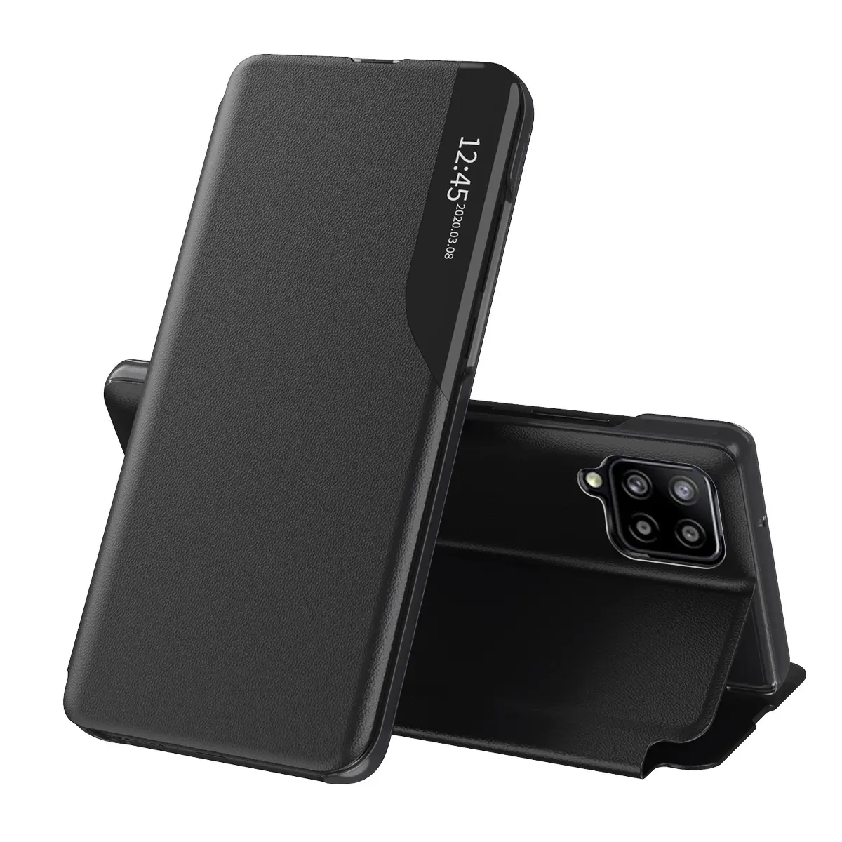 Techsuit eFold Series Samsung Galaxy A12 A12 Nacho Černá