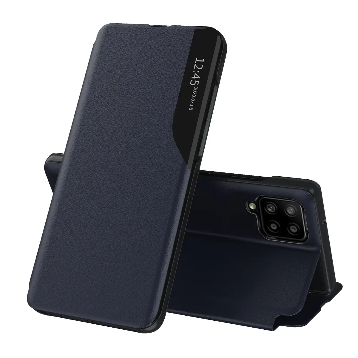 Techsuit eFold Series Samsung Galaxy A12 A12 Nacho Tmavě modrá