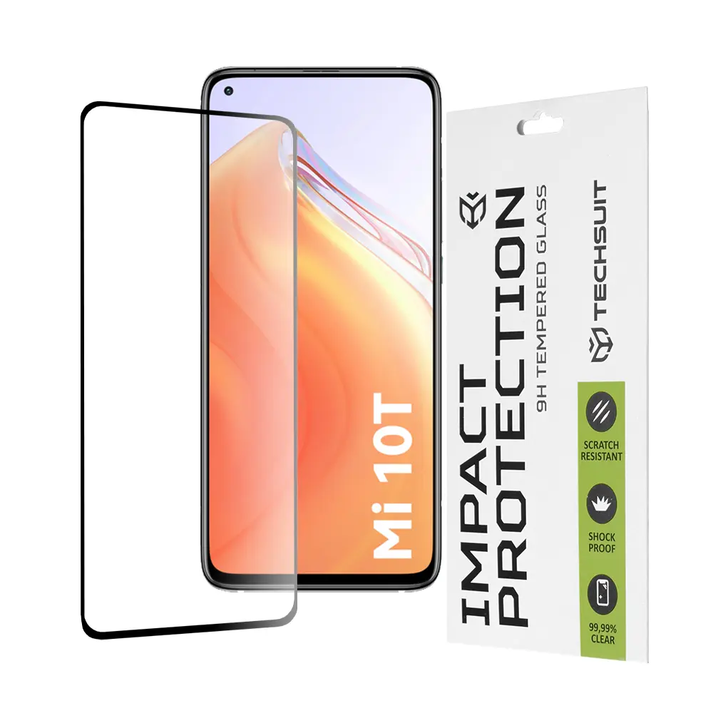 Techsuit Celoplošné sklo Xiaomi Mi 10T 5G Mi 10T Pro 5G Black