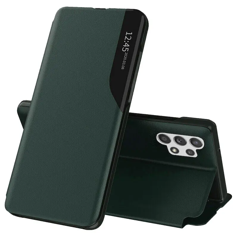 Techsuit eFold Series pouzdro Samsung Galaxy A32 4G Tmavě zelená