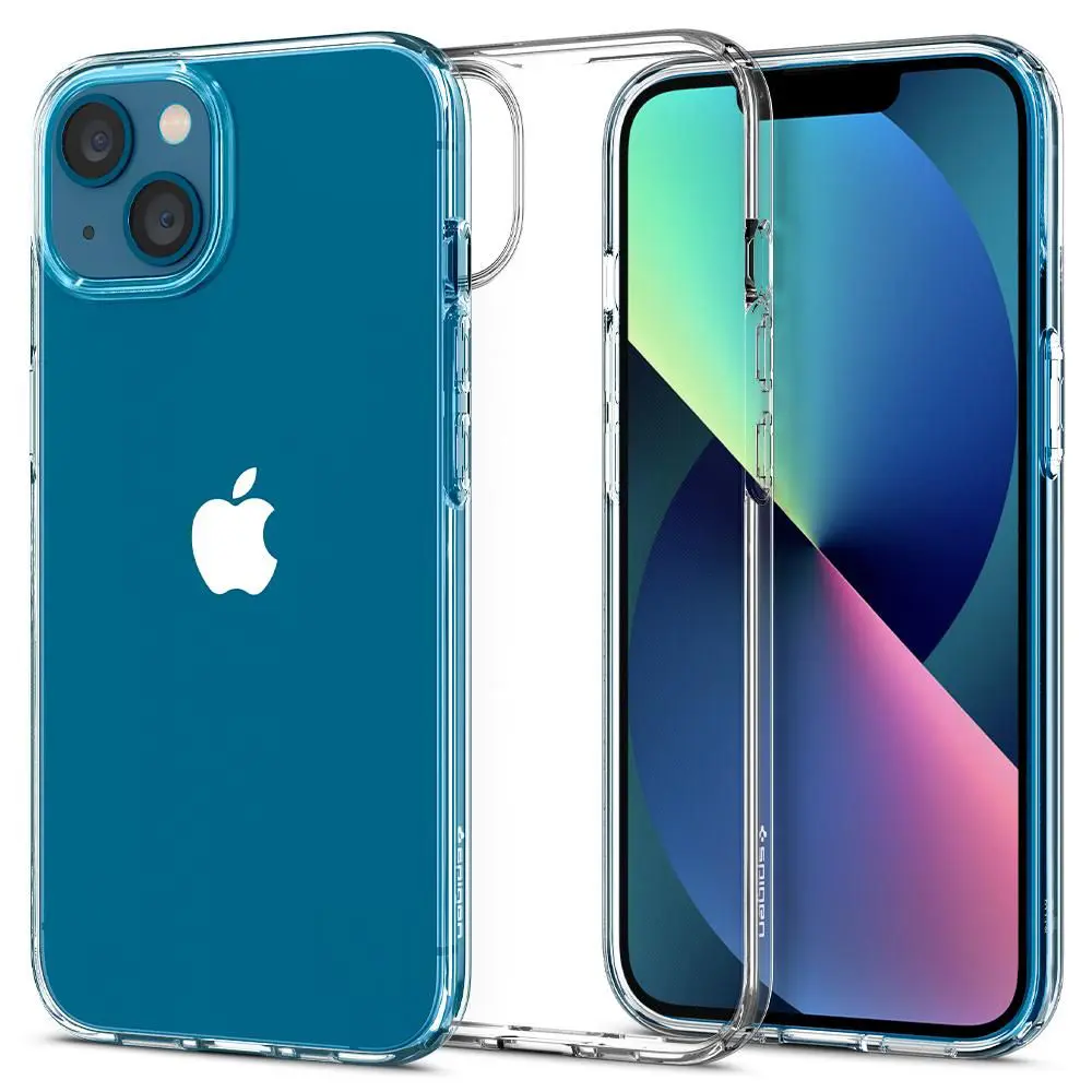 Spigen Liquid Crystal iPhone 13 Průhledný