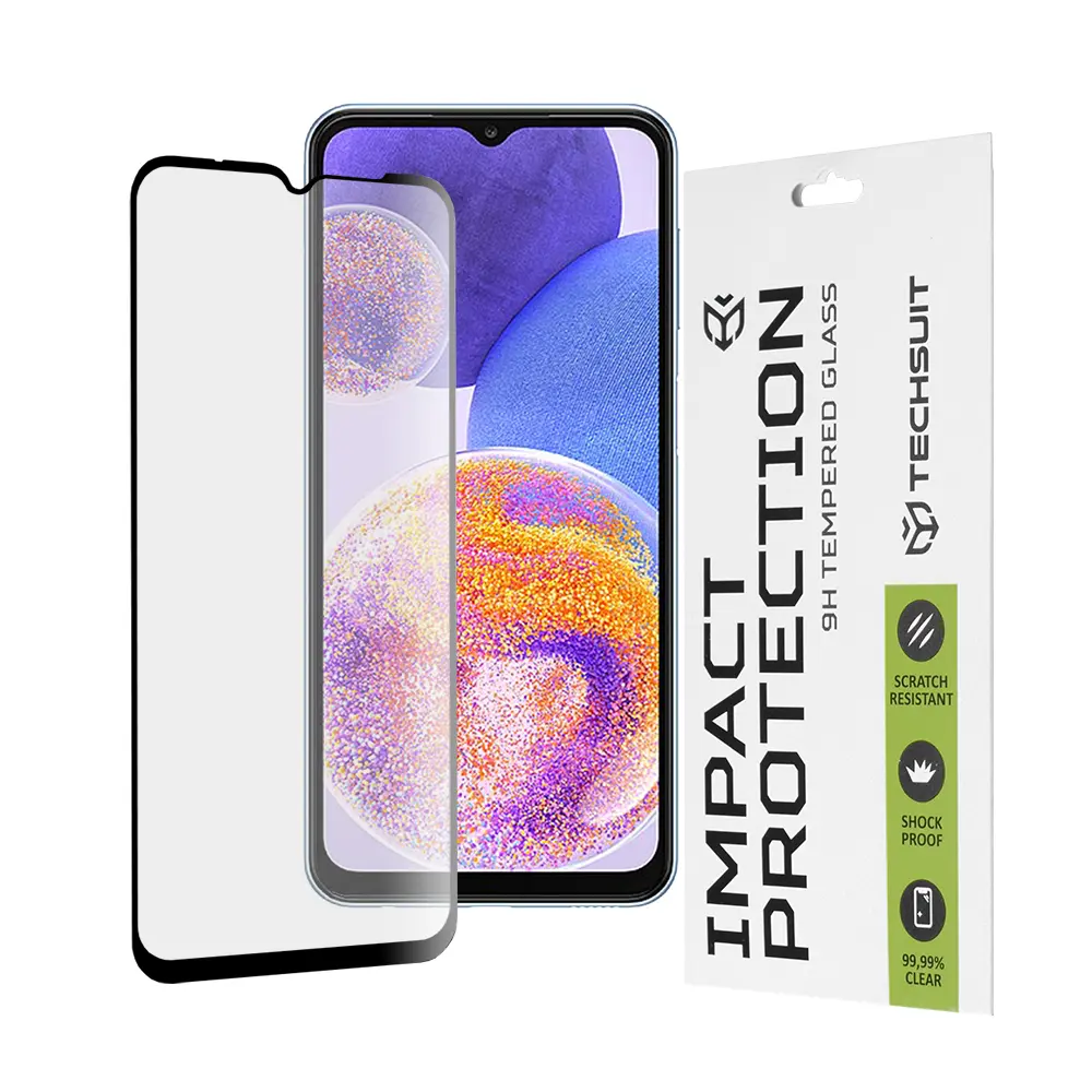Techsuit 111D Celolepicí sklo Samsung Galaxy A13 4G M13 A23 Black