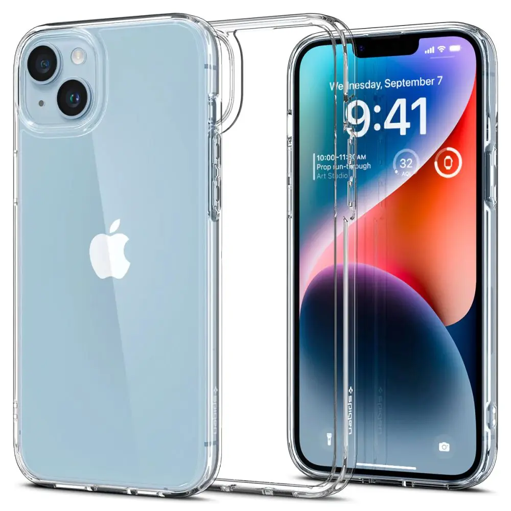 Ochranný kryt pro iPhone 14 Spigen Ultra Hybrid - průhledný
