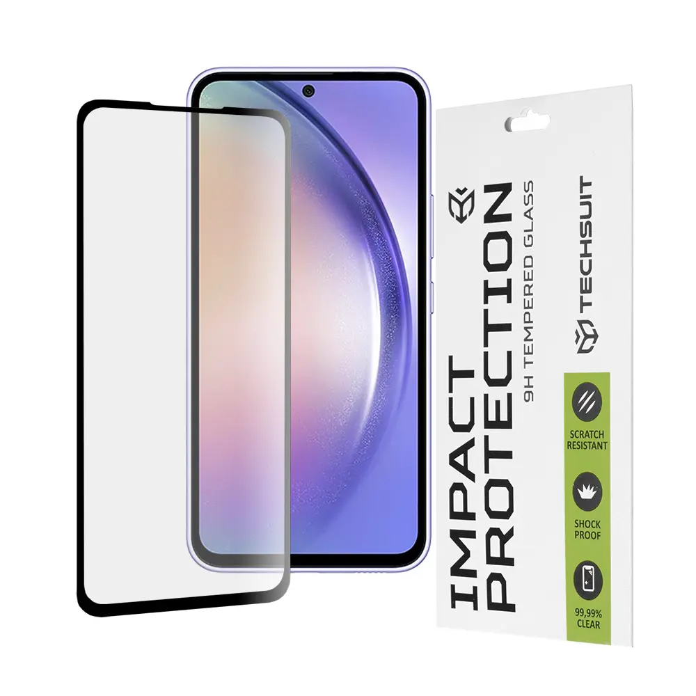 Techsuit 111D Celoplošné sklo Samsung Galaxy A54 Černá