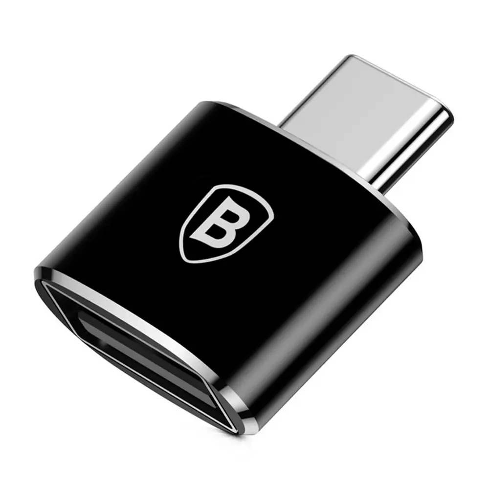 Baseus CATOTG-01 Adaptér z USB-A na USB-C Black CATOTG-01