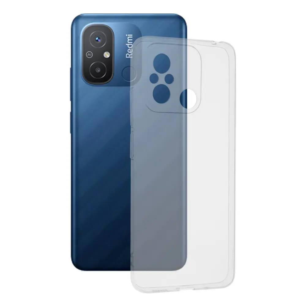 Techsuit Průhledný silikonový kryt Xiaomi Redmi 12C