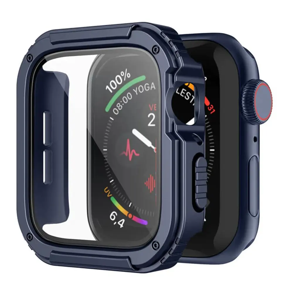 Lito Pouzdro 360 s ochranou displeje Apple Watch 1 2 3 42mm Blue