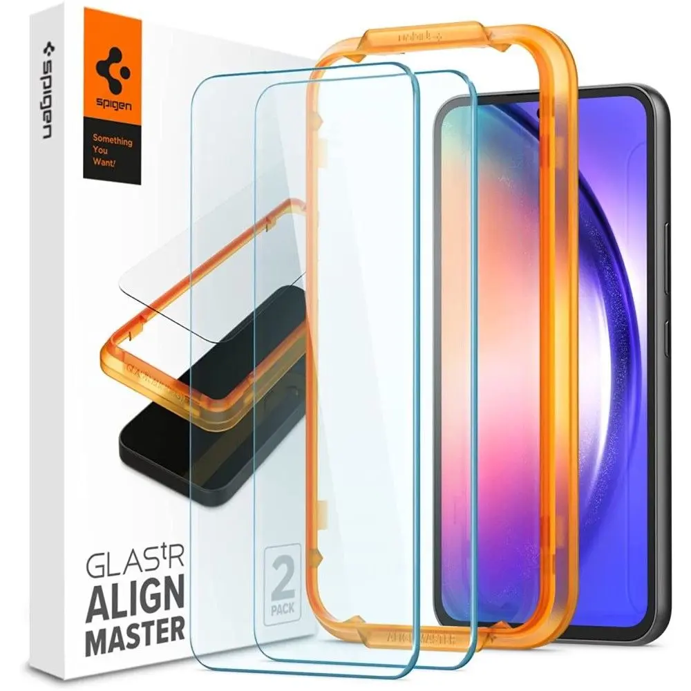 Spigen Glas.tR Align Master (2 kusy) Samsung Galaxy A54 Čiré