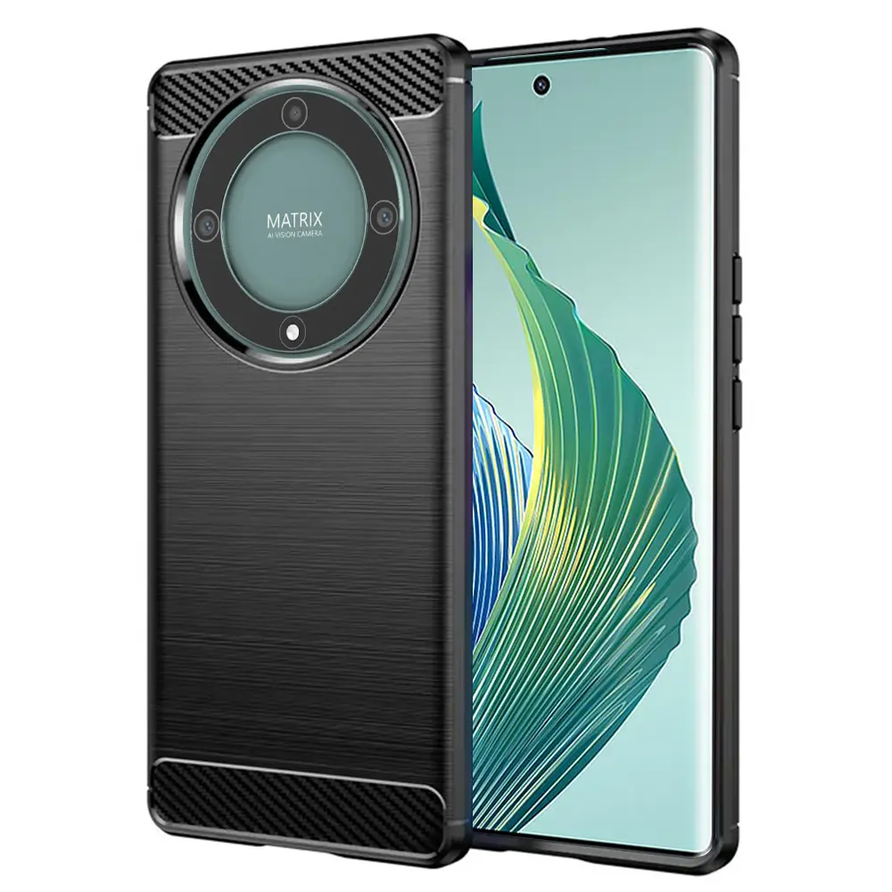 Techsuit Karbon Silikon Honor Magic5 Lite Black