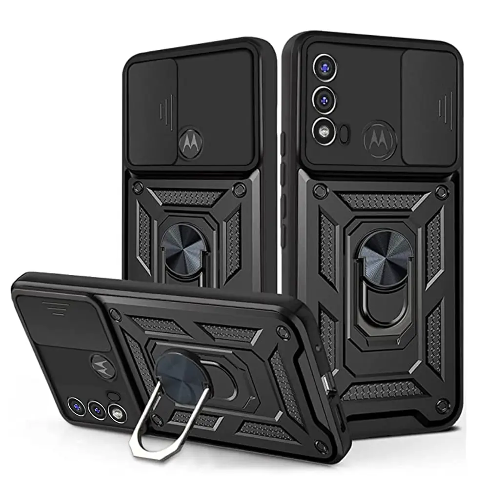 Techsuit CamShield řada Motorola Moto E20 E30 E40 Černá