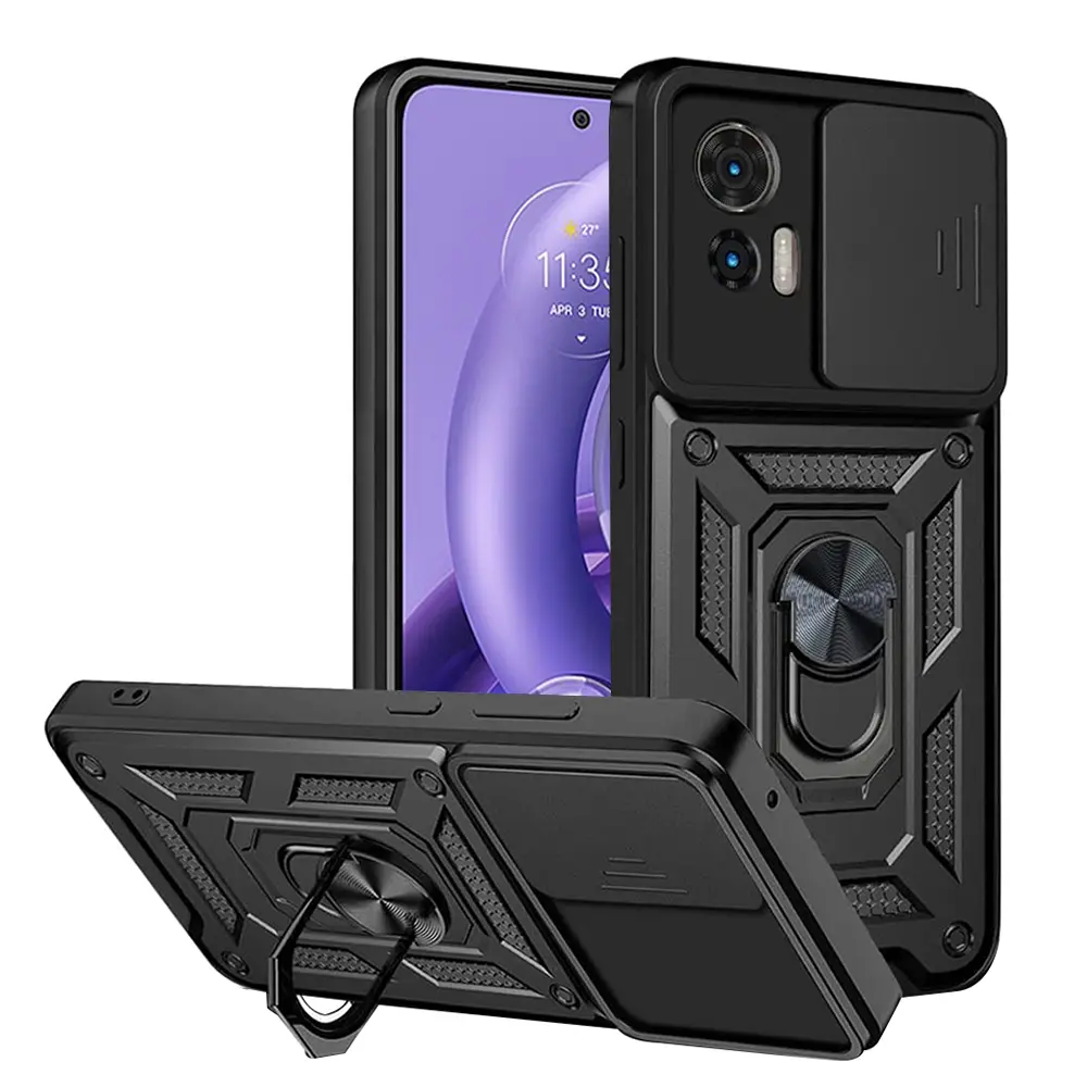 Techsuit CamShield řada Motorola Edge 30 Neo černá