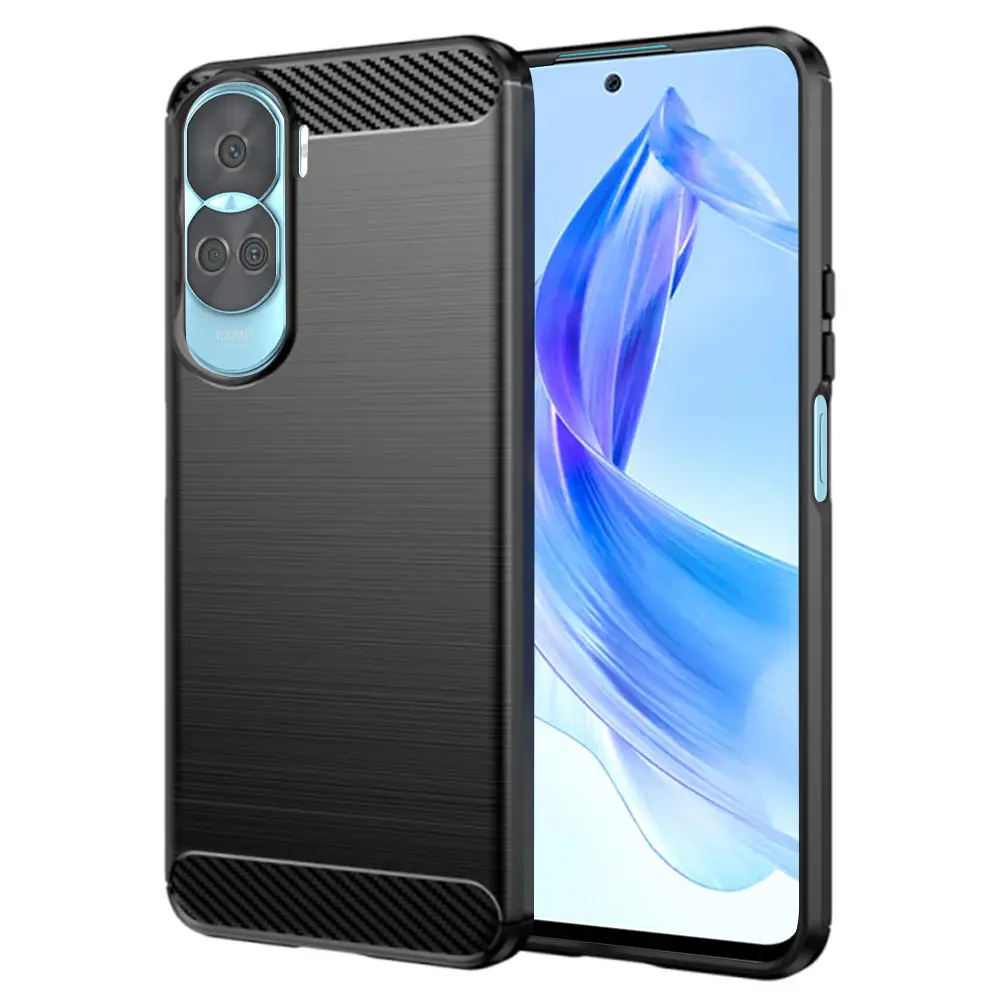 Techsuit Karbon Silikon Honor 90 Lite Černý