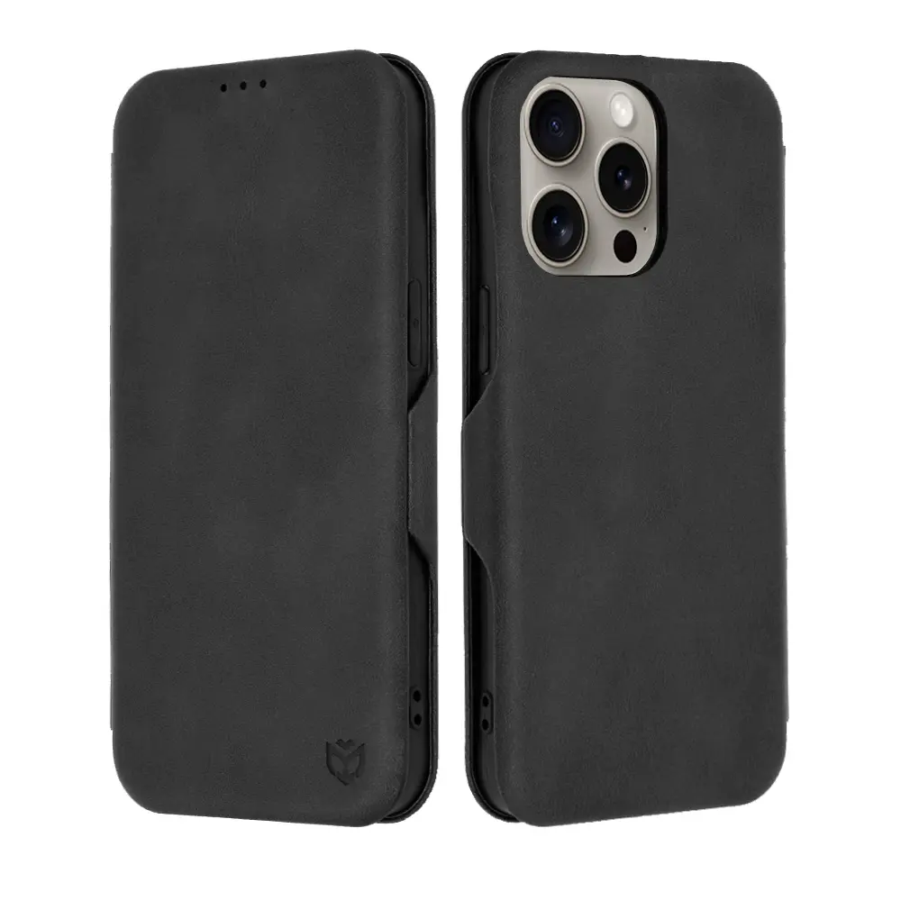 Techsuit Bezpečná Peněženka Plus iPhone 15 Pro Max Černá