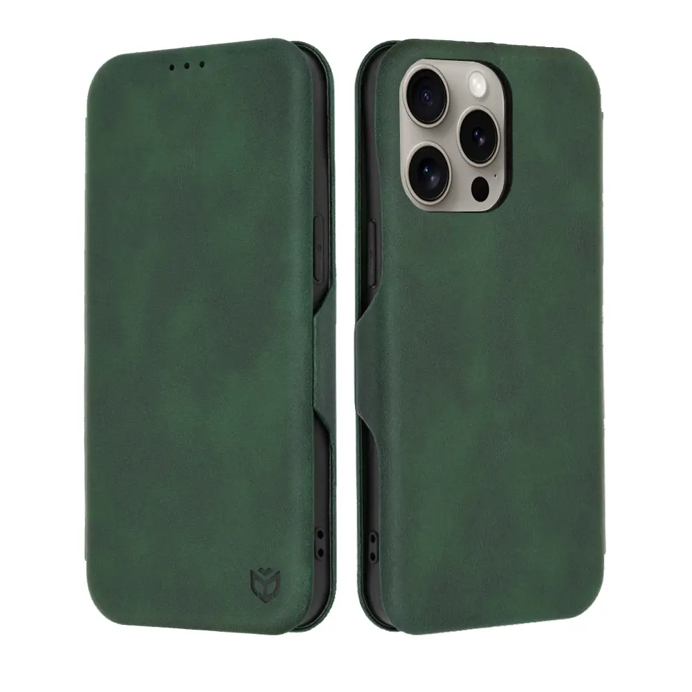 Techsuit Bezpečná Peněženka Plus iPhone 15 Pro Max Zelená