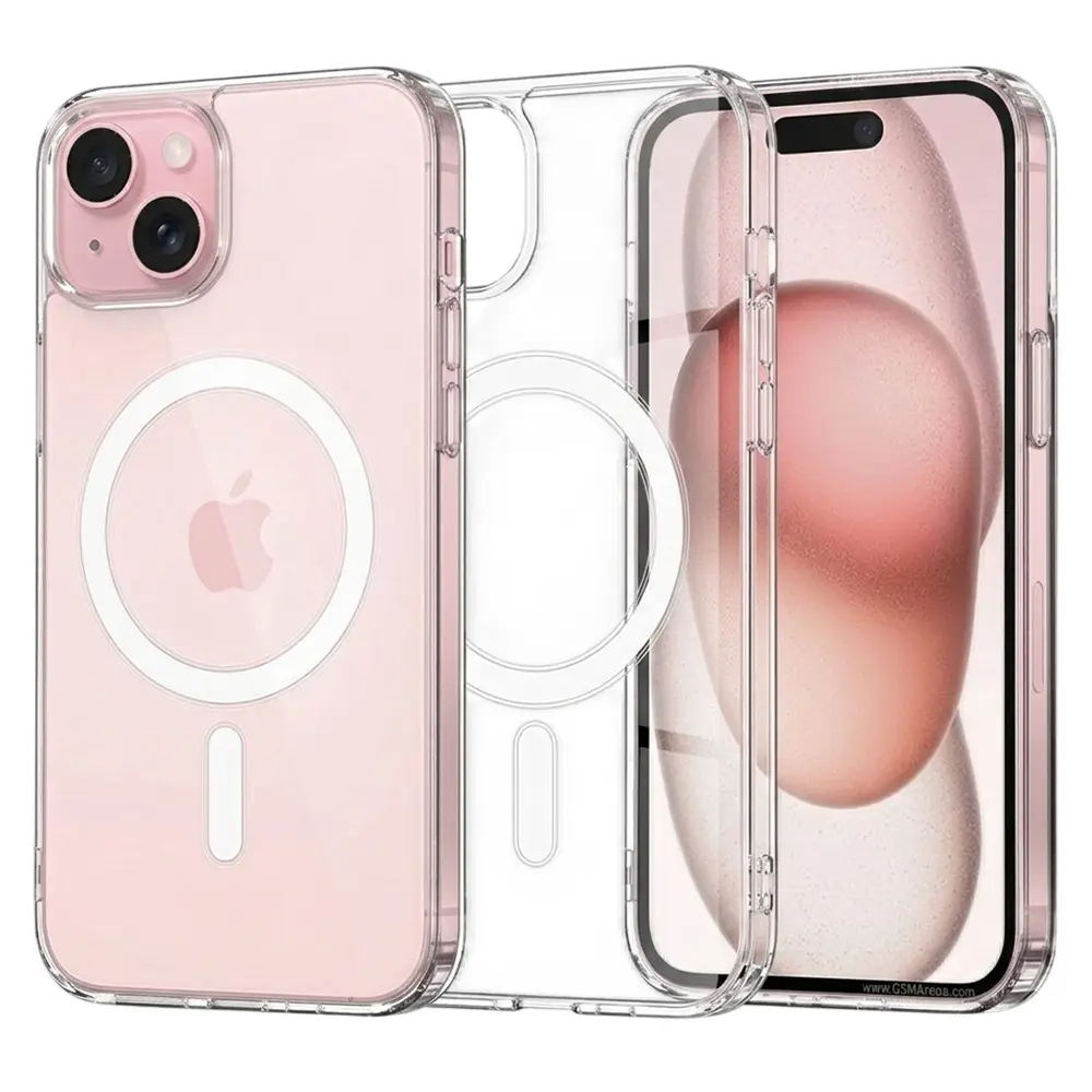 Techsuit MagSafe Pro iPhone 15 Průhledný