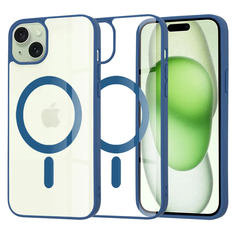 Techsuit MagSafe Pro iPhone 15 Plus Modrý