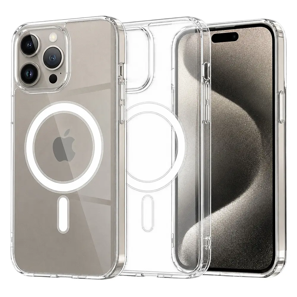 Techsuit MagSafe PRO obal na - iPhone 15 pro Max - Transparent