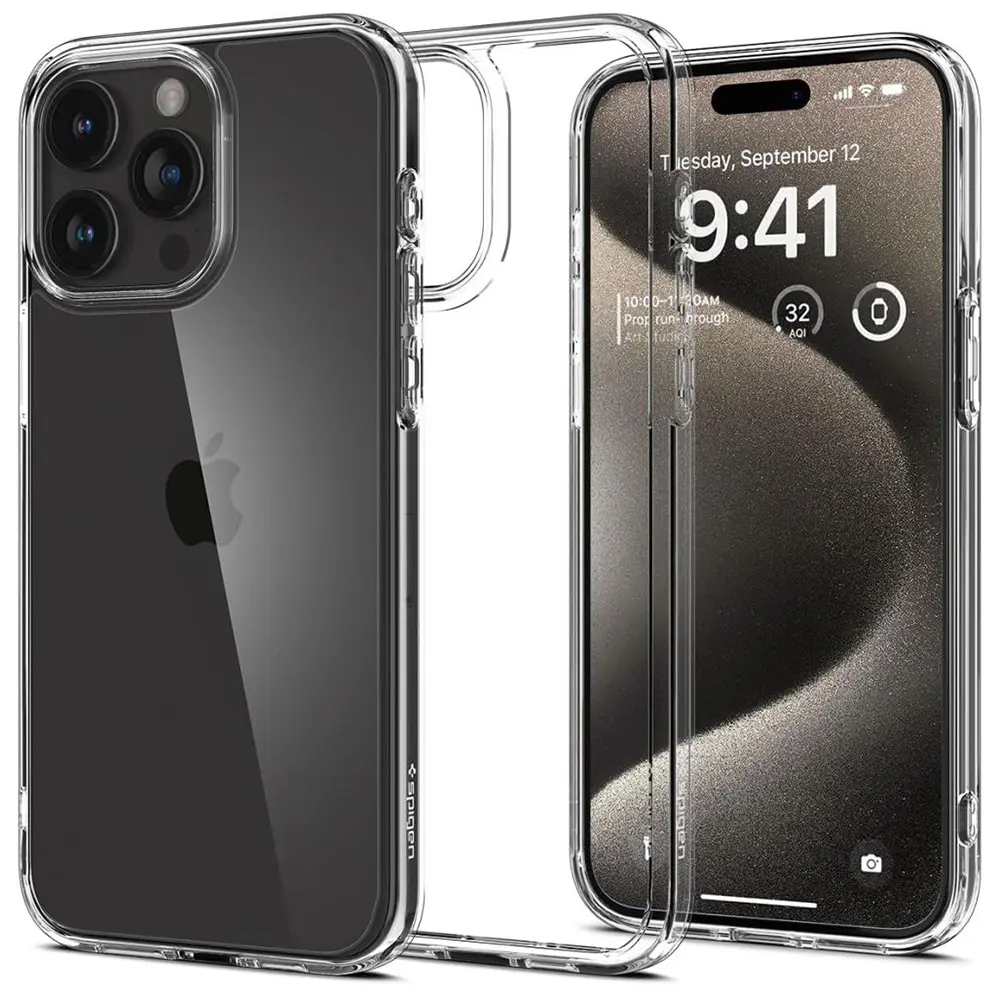 Spigen Ultra Hybrid iPhone 15 Pro Max Průhledný