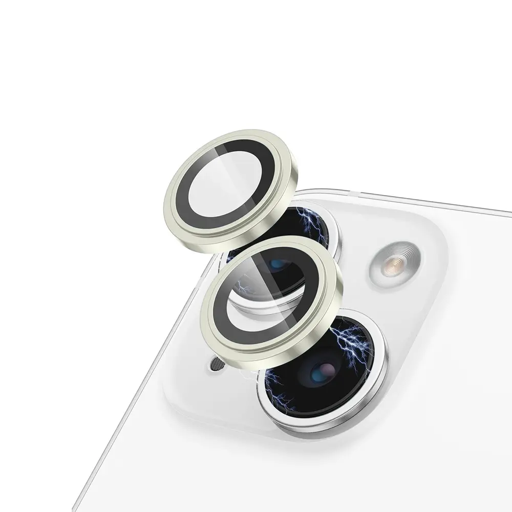 Lito S+ Camera Glass Protector sklo pro kameru iPhone 15 / iPhone 15 Plus – žluté