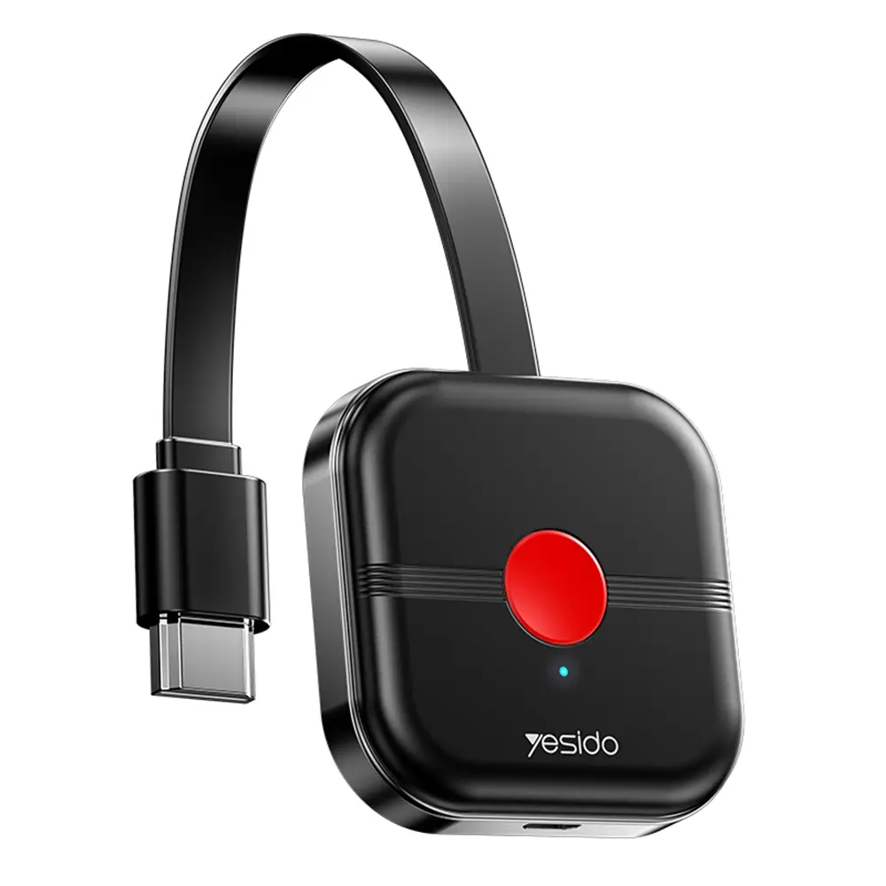 Yesido Bezdrátový přijímač obrazovky TV10 2.4G HD HDMI Černý
