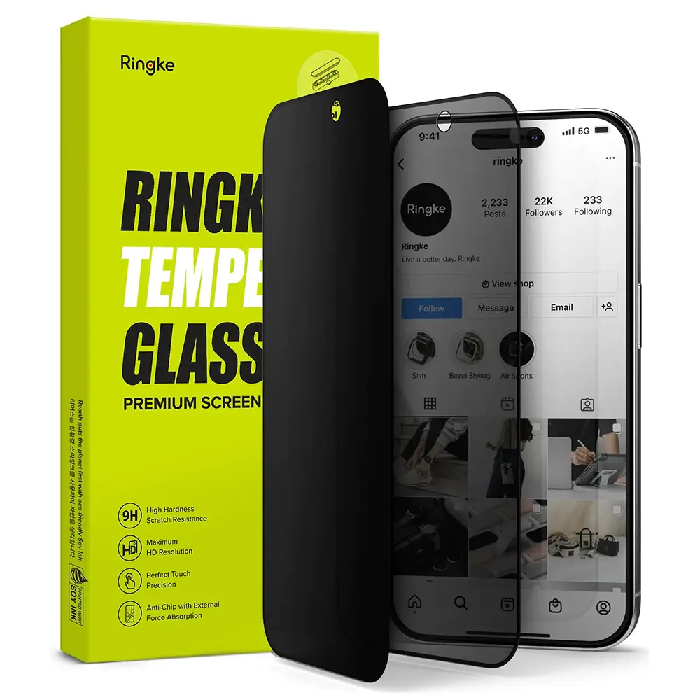 Ringke Tvrzené sklo iPhone 15 Pro Max Soukromí