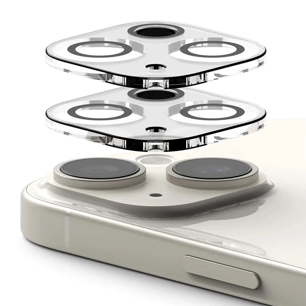 Ringke Sklo na kameru 2ks iPhone 15 15 Plus Průhledné