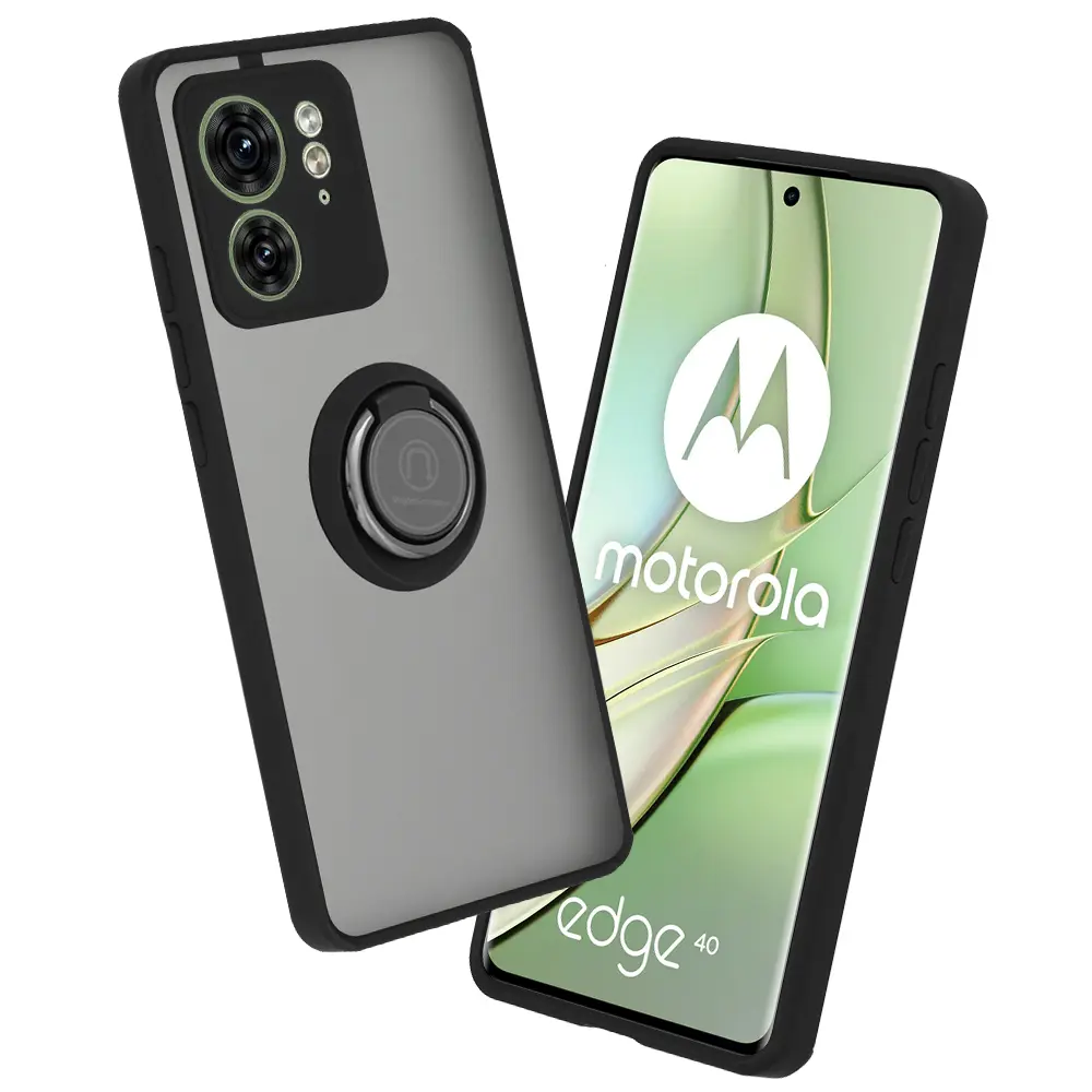 Techsuit Glinth pouzdro na Motorola Edge 40 / Edge (2023) – černé