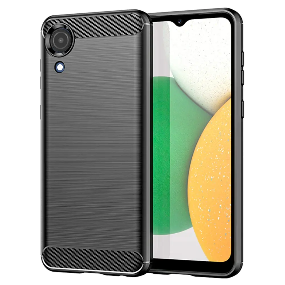 Techsuit Karbon Silikon Samsung Galaxy A03 Core Black