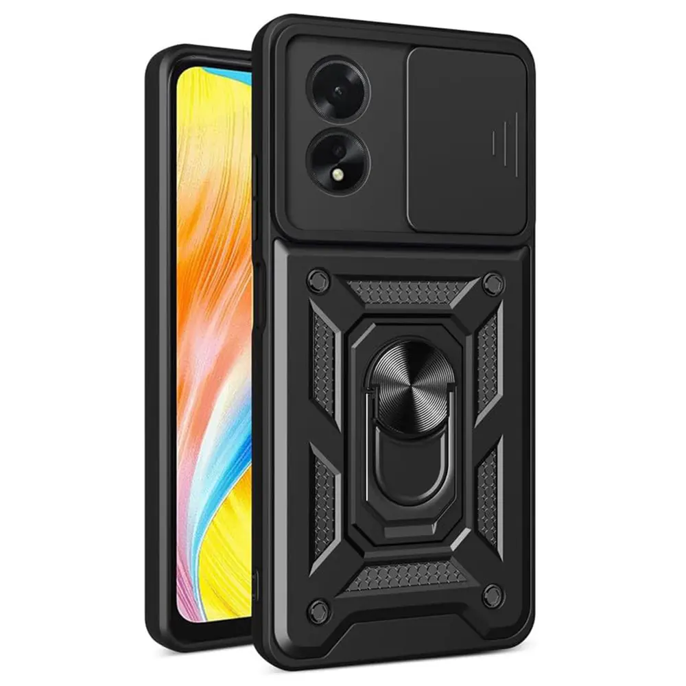 Techsuit CamShield Series pro Oppo A58 4G Černá