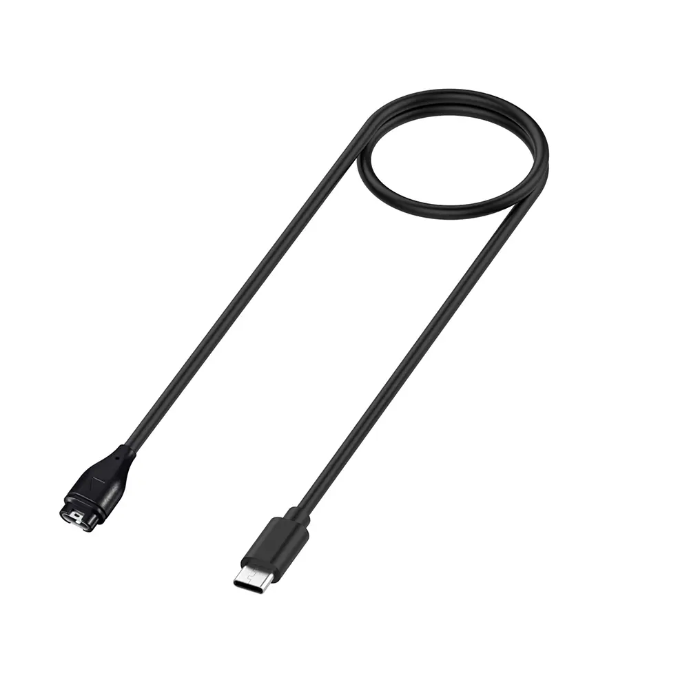 Techsuit Bezdrátový nabíjecí kabel pro Garmin Fenix Vivoactive USB-C 1m Black