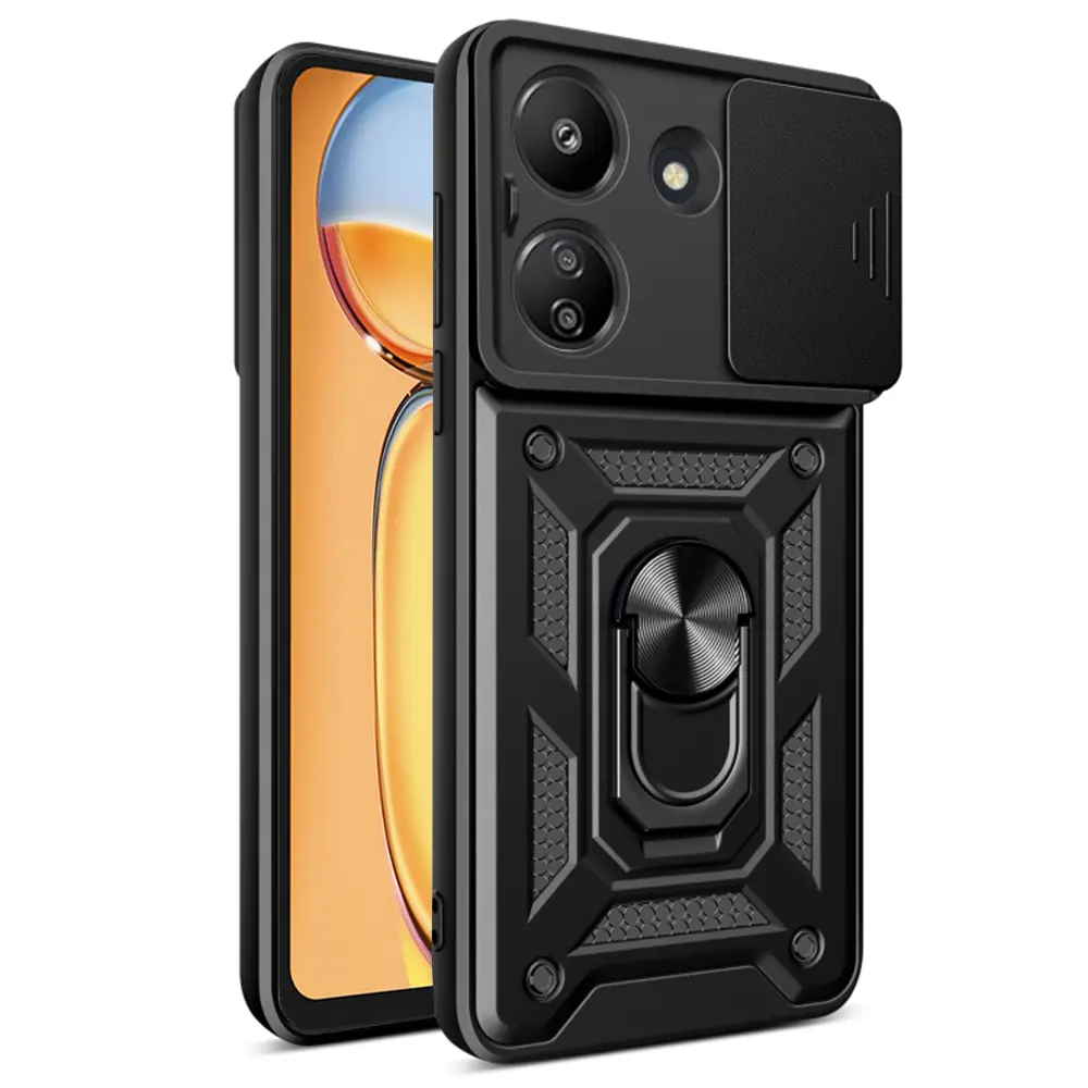 Techsuit CamShield řada Xiaomi Redmi 13C 4G Poco C65 Černá