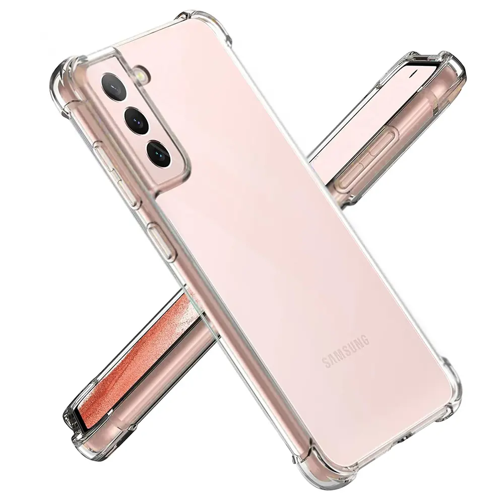 Techsuit Nárazuvzdorný Čirý Silikonový Samsung Galaxy S21 5G Clear
