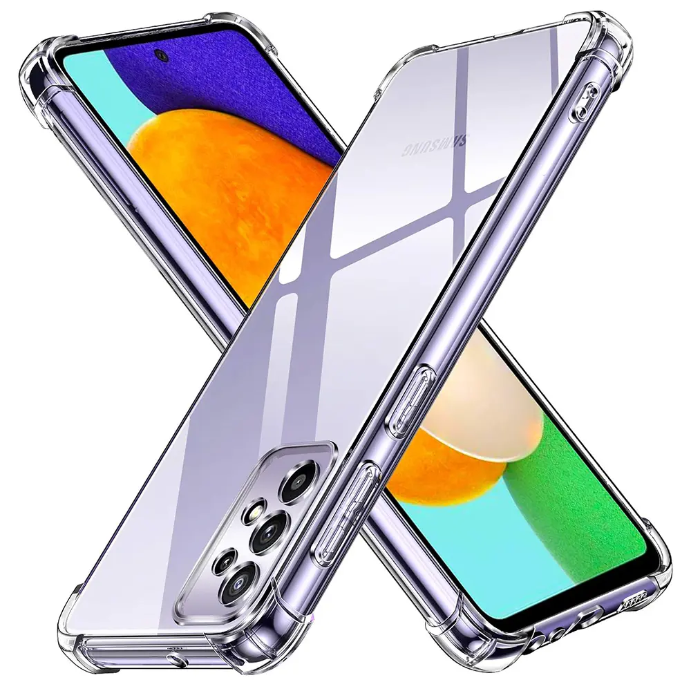 Techsuit Nárazuvzdorný průhledný silikon Samsung Galaxy A52 A52s