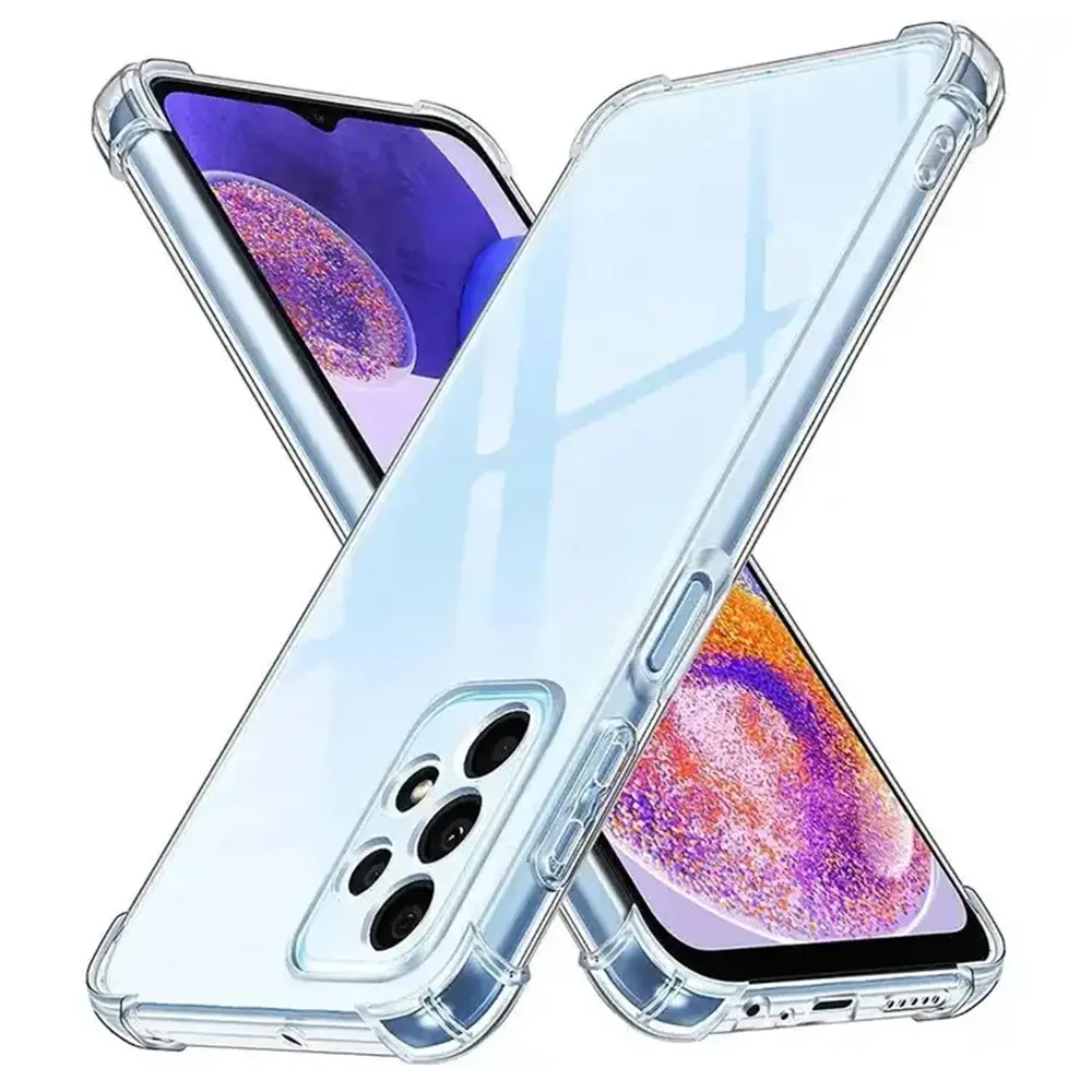 Techsuit Nárazuvzdorný Průhledný Silikon Samsung Galaxy A23 4G A23 5G Clear
