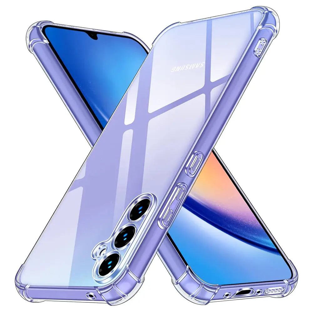 Techsuit Nárazuvzdorný Průhledný Silikon Samsung Galaxy A34 5G
