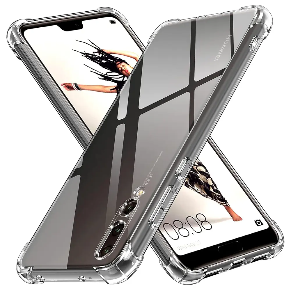Techsuit Nárazuvzdorný Průhledný Silikon Huawei P20 Pro Clear